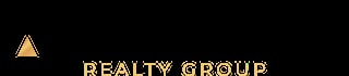 Realty Group logo with gold triangle above company name in elegant serif font